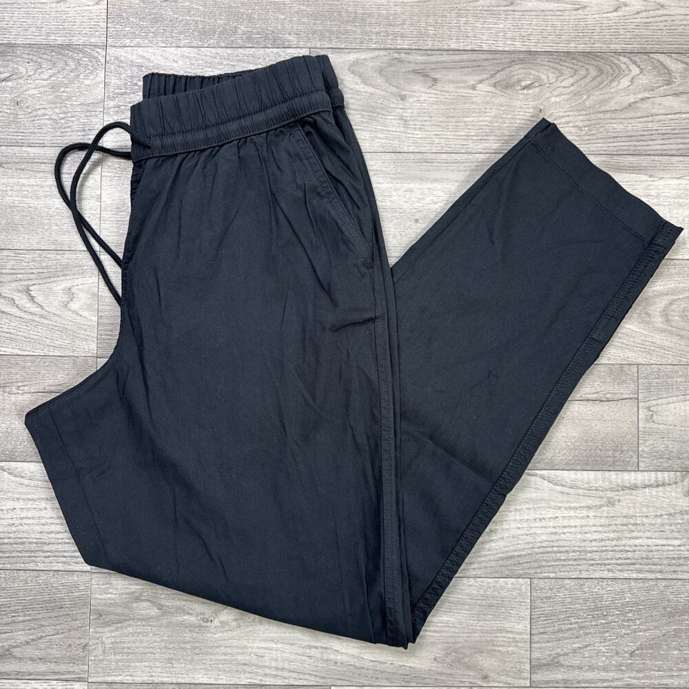 Pact Women's Black Drawstring Jogger Pants